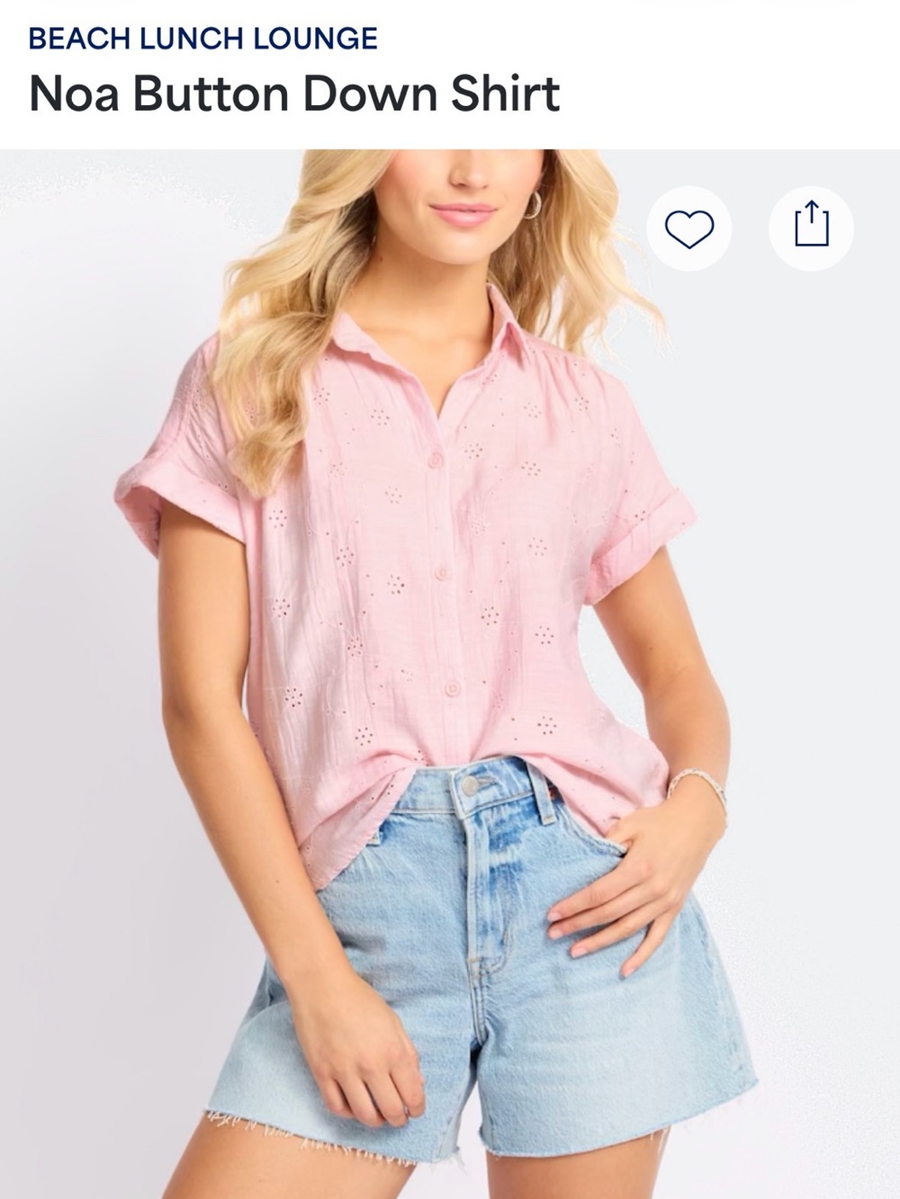 Beach Lunch Lounge Button Down